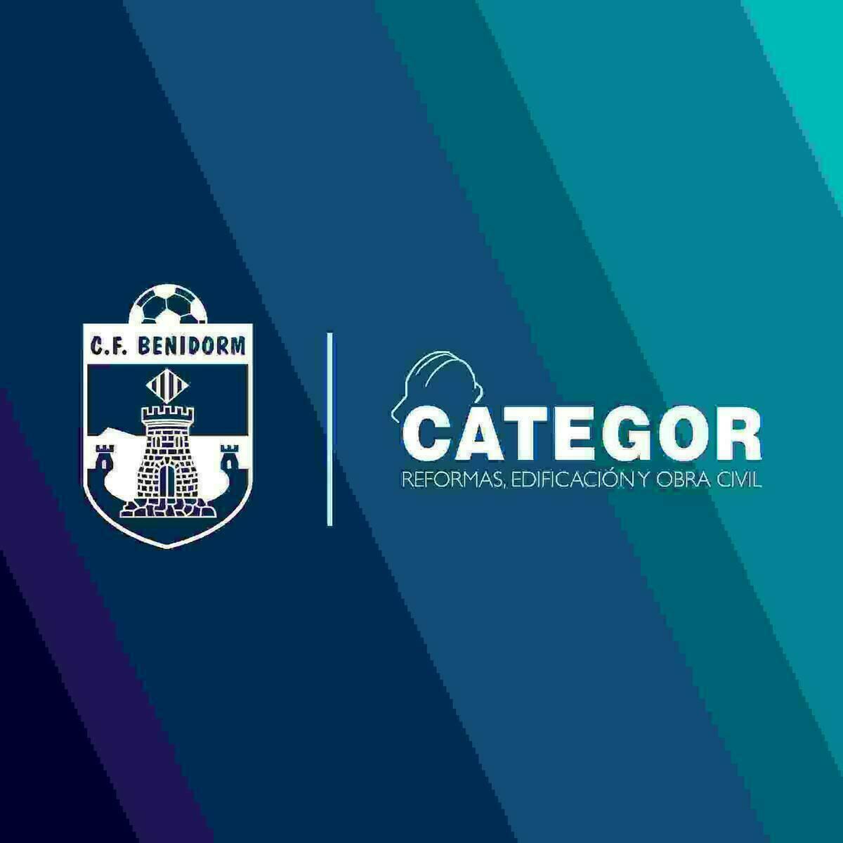Categor, cuarta temporada consecutiva patrocinador principal del Club de Fútbol Benidorm